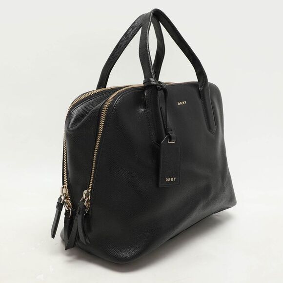 Dkny Chelsea Black Leather Satchels - Picture 3 of 7